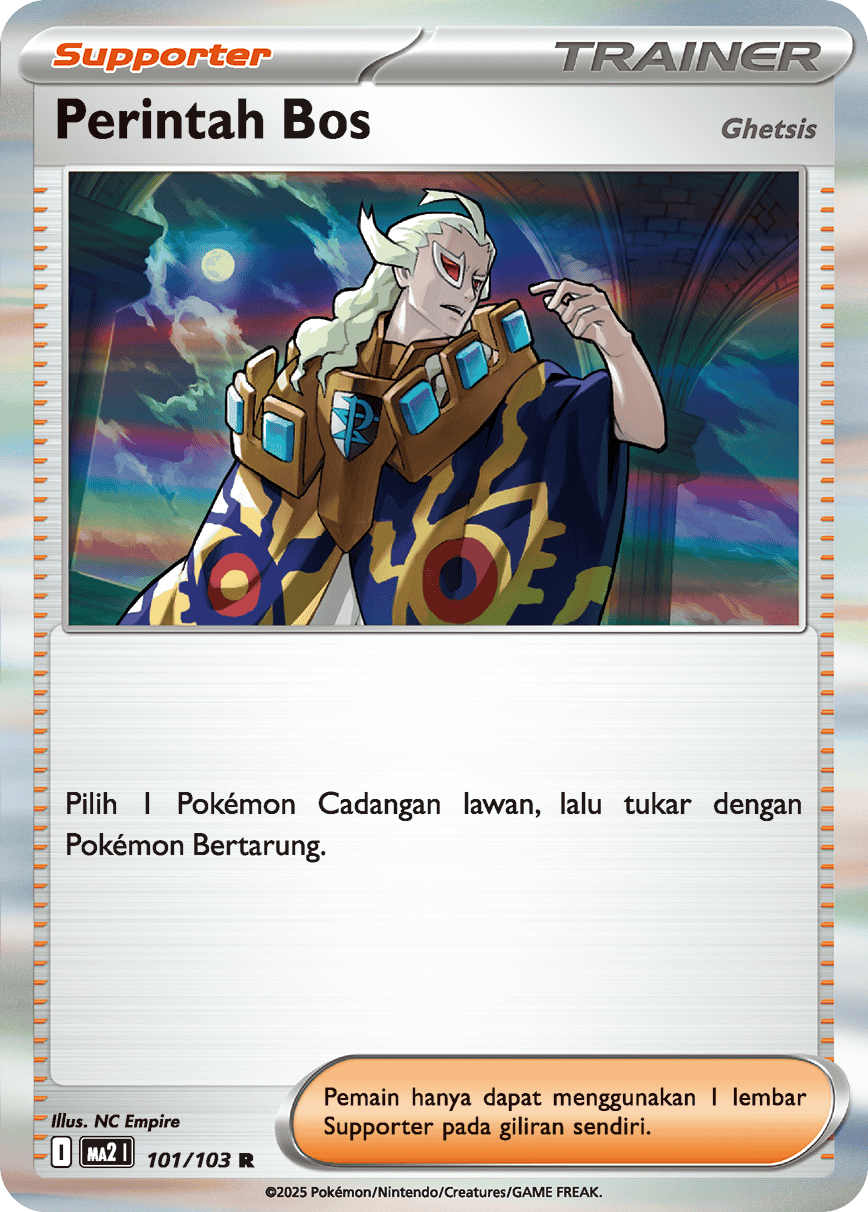 Perintah Bos(Ghetsis)