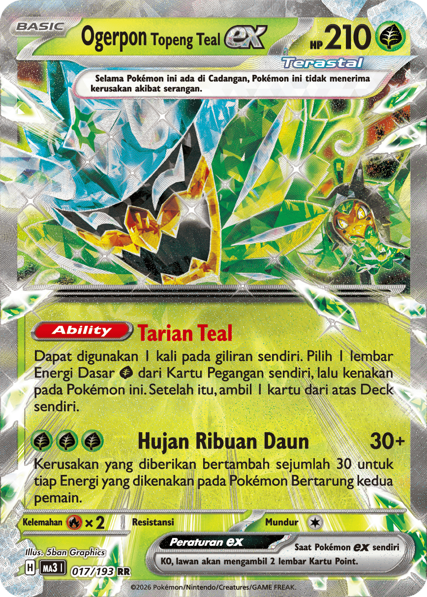 Ogerpon Topeng Teal ex